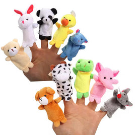 5 Pièces Poupées à Doigt En Peluche – Animaux