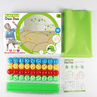 Kit construction tente jeu