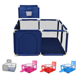 parc de jeu Xl ,10 balles offertes 140cm X140cmx 5 cm, 10 balles, comprises, 3 couleurs bleu gris ou rose (Copie)