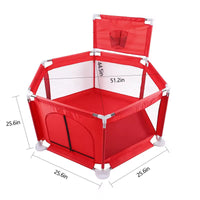 Parc de jeux pliable avec panier 130cmx 110cmx 65 cm  sans ballons (Copie)