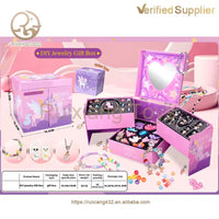 ✨ Coffret Créatif de Bijoux Licorne – Le Cadeau Idéal pour les Petites Créatrices ✨