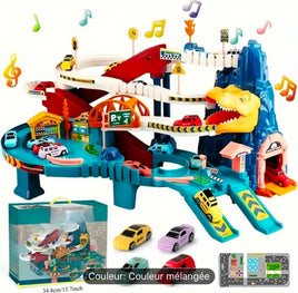 🦖 Circuit de Voitures Dino Aventure – Plongez dans  l'ère Jurassique! 🚗