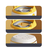 Pot d'Apprentissage 3-en-1 pour Enfants - Couleur Jaune et Blanc Luxe