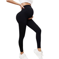 Leggings de maternité Buttergene pour femmes, collants de yoga, vêtements de sport, de grossesse, au-dessus du ventre