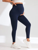 Leggings de maternité Buttergene pour femmes, collants de yoga, vêtements de sport, de grossesse, au-dessus du ventre
