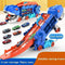 Camion Dinosaure avec Piste de Course Double – Coffret 16 Voitures Inclus