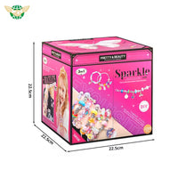 Coffret Bijoux Fille – 3200 pieces Kit DIY Complet de Création de Bracelets et Pendentifs (3 en 1)