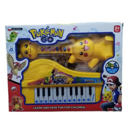 Piano Clavier et Guitare Pokémon GO Pikachu 2-en-1 – Jouet Musical Éducatif pour Enfants