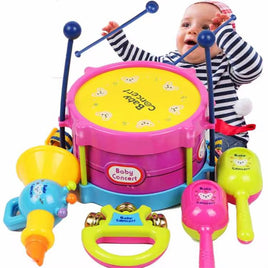Kit d'Instruments de Musique "Baby Concert" 6 pièces – Éveil Musical et Rythme pour Tout-Petits